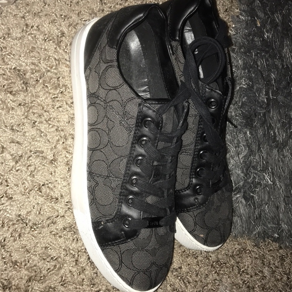 Black coach shoes